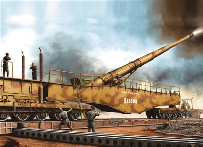 700207 1/35 280mm K5 E Leopold German Gun