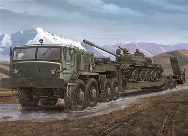 700211 1/35 MAZ-537G intermediate type with MAZ/ChMZASP 5247G semi-trailer