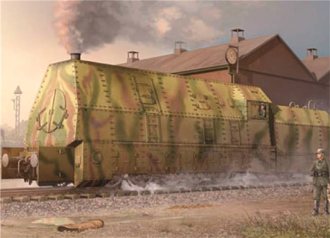 700219 1/35 German Panzerlok BR57 Armored Locomotive