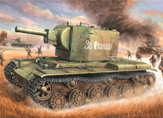 700312 1/35 Russia KV-2 Tank