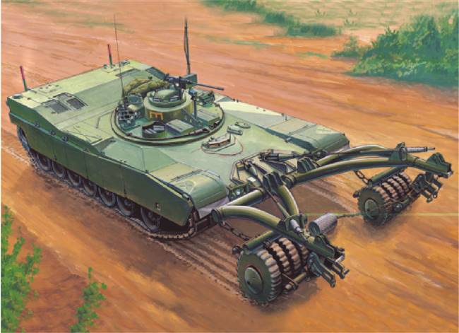 700346 1/35 Armor-M1 Panther II Mineclearing