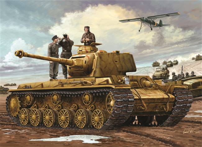 700366 1/35 German Pz.Kpfm KV-1 756(r) Tank