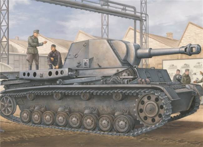 700373 1/35 Heuschrecke IVb "Grasshopper" 10.5cm le FH 18/1 L/28 auf Waffentrager IVb