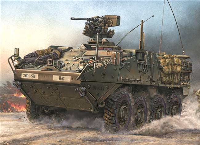 700375 1/35 "Stryker" Light Armored Vehicle ICV