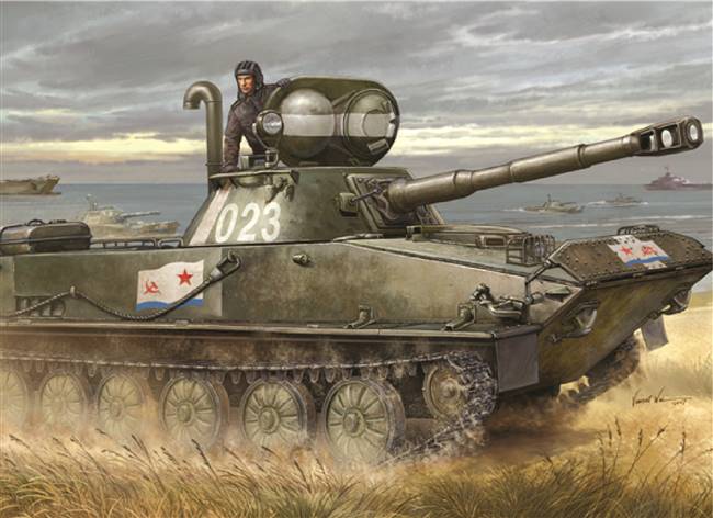 700381 1/35 Russian PT-76B Light Amphibious Tank