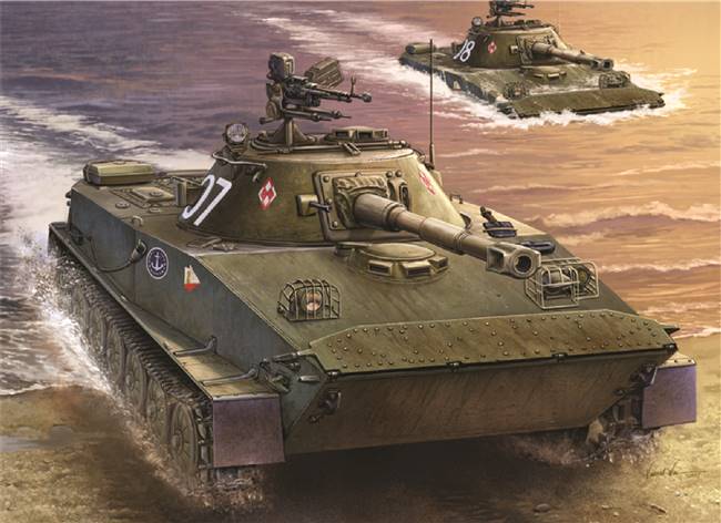 700382 1/35 Polish PT-76B Amphibious Tank