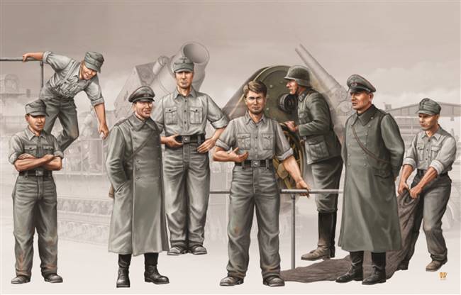 700409 1/35 Figures-German"Karl" gun Artillery