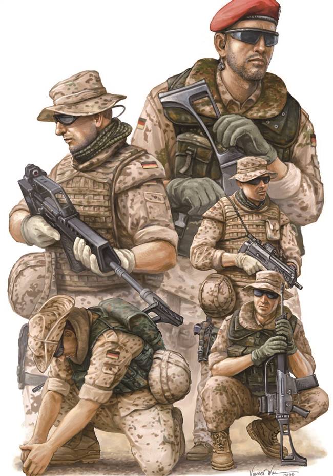 700421 1/35 Modern German ISAF Soldiers in Afghanistan