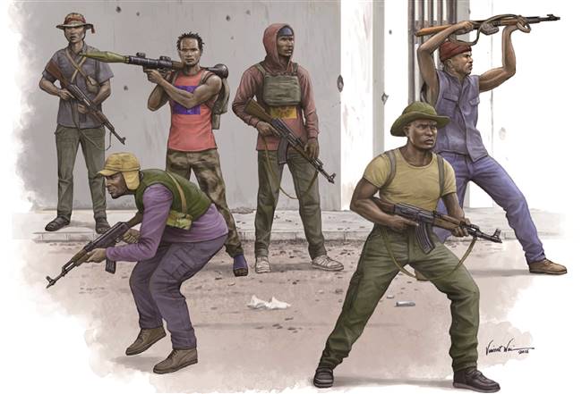 700438 1/35 African Freedom Fighters