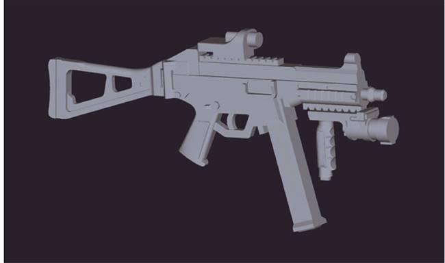 700524 1/35 German Firearms Selection-UMP.45