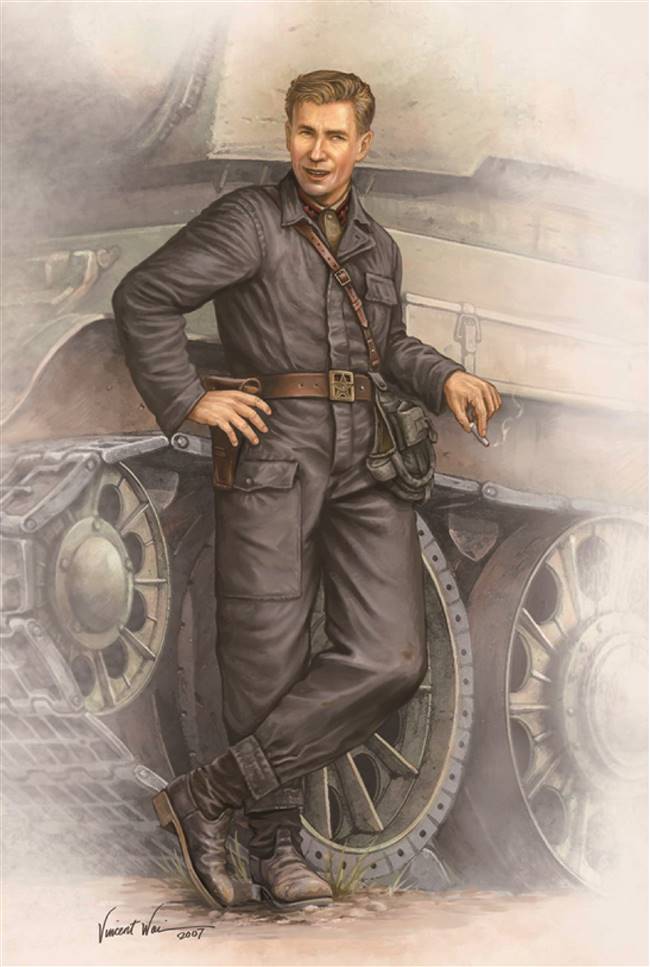 700701 1/16 WWII Soviet Army Tank Crewman in 1942