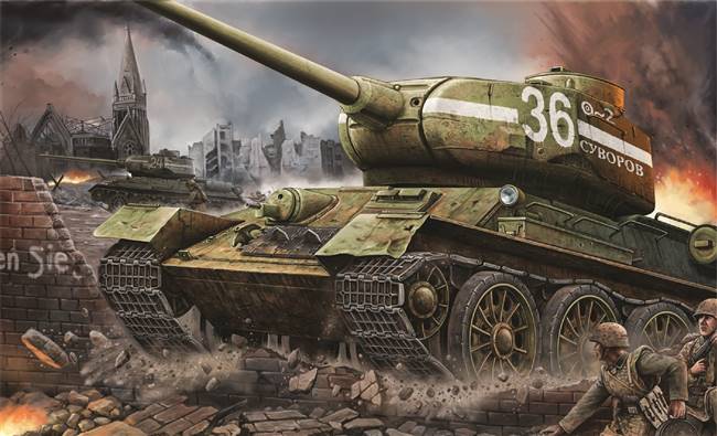 700902 1/16 Armor-T-34/85 model 1944 Fty.183