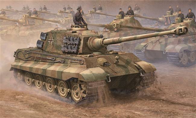 700910 1/16 German KingTiger 2 in 1(Henschel Turret & Porsche Turret)