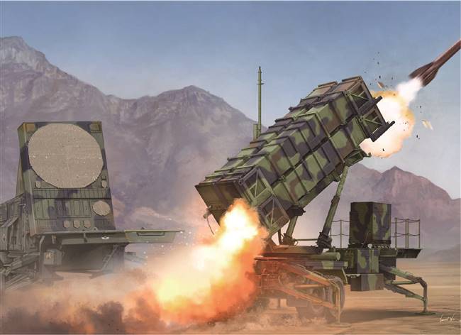 701022 1/35 M901 Launching Station & AN/MPQ-53 Radar set of MIM-104 Patriot SAM System (PAC-2)