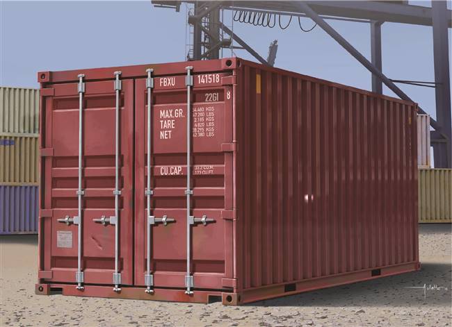 701029 1/35 20ft Container