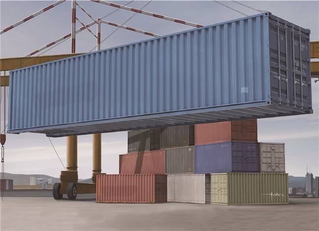 701030 1/35 40ft Container