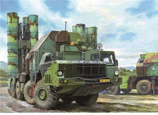 701038 1/35 48N6E of 5P85S TEL S-300PMU SA-10 GRUMBLE