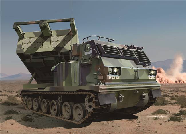 701049 1/35 M270/A1 Multiple Launch Rocket System