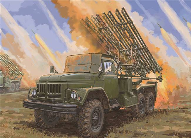 701062 1/35 Soviet 2B7R Multiple Rocket Launcher BM-13 HMM
