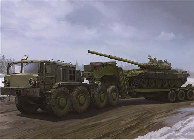 701065 1/35 MAZ-537G Late Production type with ChMZAP-9990 semi-trailer