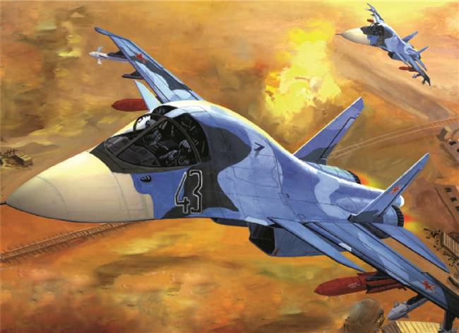 701329 1/144 Aircraft-SU-34 Strike Flanker