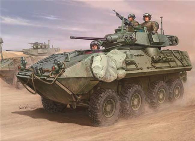 701521 1/35 LAV-A2 8X8 wheeled armoured vehicle