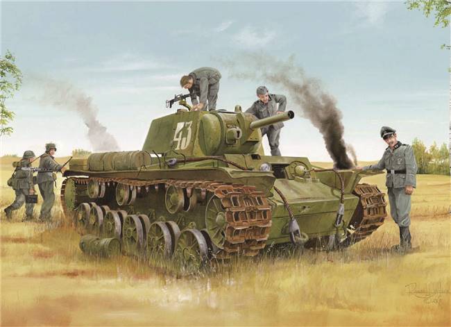 701565 1/35 Soviet KV-8 Heavy Tank