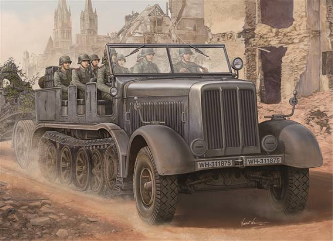 701583 1/35 Sd.Kfz.8 Schwerer Zugkraftwagen 12t