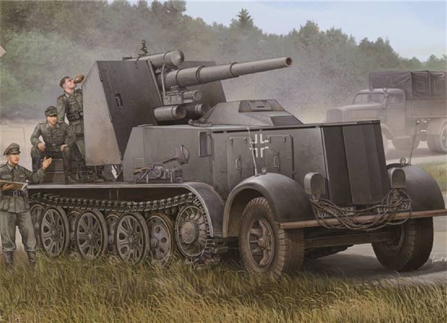 701585 1/35 8.8cm Flak 18 Selbstfahrlafette