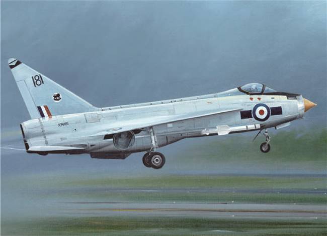 701634 1/72 English Electric (BAC) Lightning F.1A/F.2