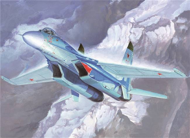 701660 1:72 Russian Su-27 Flanker B Fighter