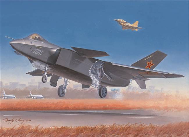 701663 1/72 Chinese J-20 Mighty Dragon