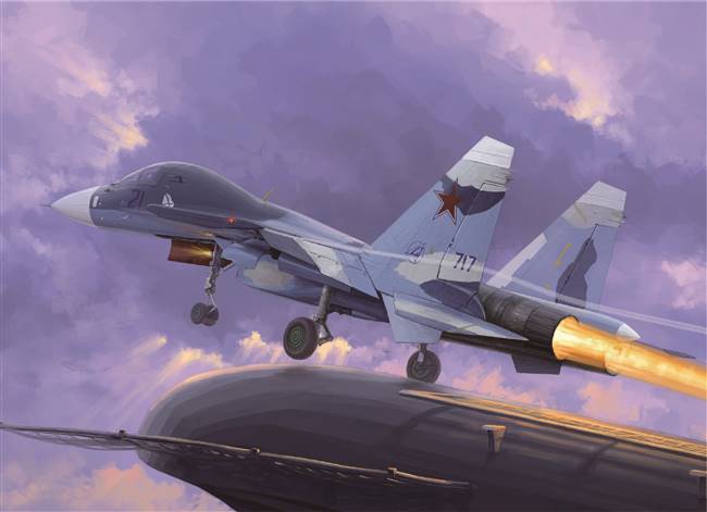 701669 1/72 Russian Su-33UB Flanker D