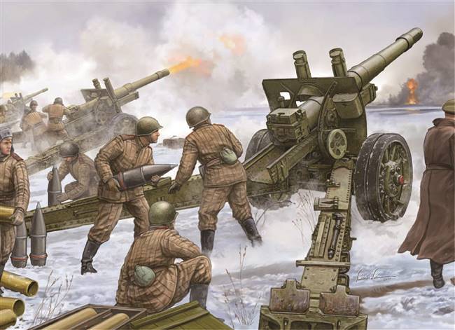 702315 1/35 Soviet 152mm Howitzer-gun M1937(ML-20)