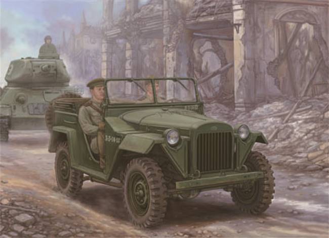 702346 1/35 Soviet GAZ-67B Military Vehicles
