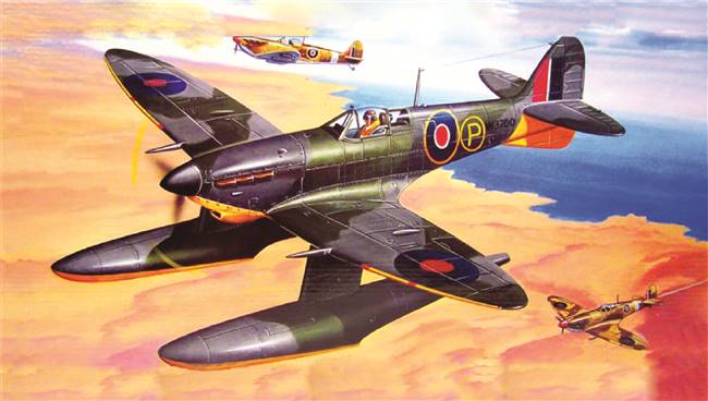 702404 1/24 Aircraft -Spitfire MK.Vb Float Plane