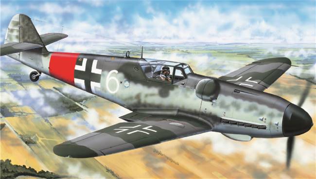 702408 1/24 Messerschmitt Bf109 G-6(L) version