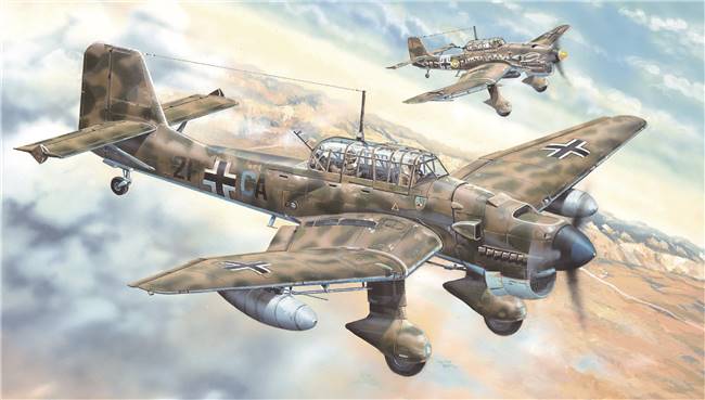 702423 1/24 Junkers Ju-87R Stuka