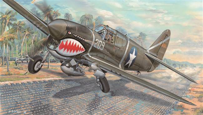 703227 1/32 P-40F War Hawk