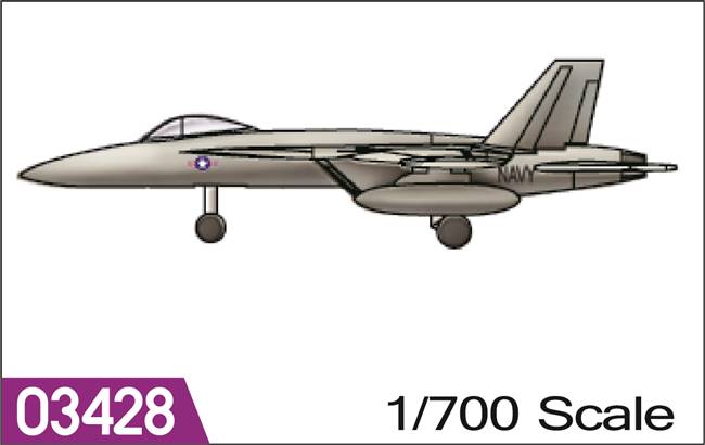 703428 1:700  Aircraft- F/A-18E Super Hornet