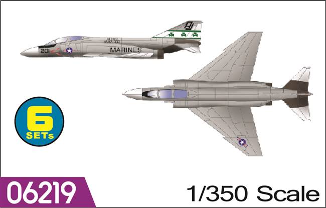 706219 1/350 Aircraft-F-4J Phantoms II