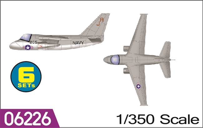 706226 1:350 Aircraft-S-3B Viking Carrier-based