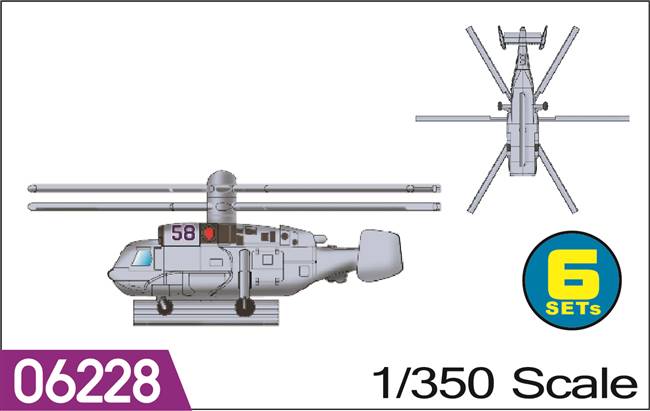 706228 1/350 Aircraft- Ka-31 HELIX