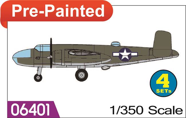 706401 1/350 B-25(Pre-painted)