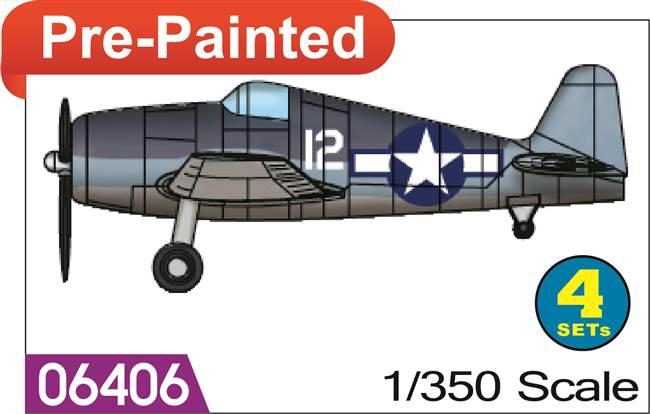 706406 1/350 F6F HELLCAT (Pre-painted)