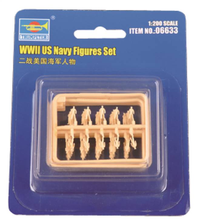 706633 1/200 WWII US Navy Figures Set
