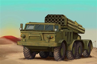 707180 1:72 Russian 9P140 TEL of 9K57 Uragan Multiple Launch Rocket System