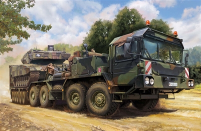 707196 1:72 Slt-56 Tractor with 56t Semi Trailer