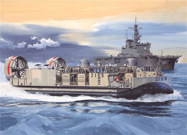 707301 1/72 JMSDF LCAC landing craft