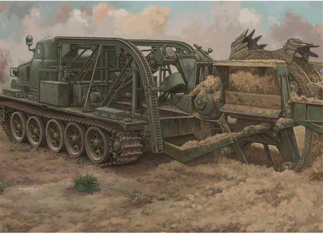 709502 1/35 BTM-3 High-Speed Trench Digging Vehicle